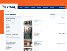 Tablet Screenshot of huren.portaal.nl